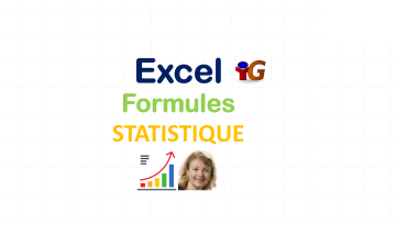 Excel fonctions statistiques - DCG (Diplôme Comptabilité et Gestion) - UE08 (Système d'Information et de Gestion)